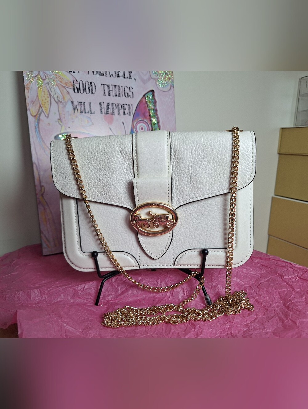 Coach Georgie Crossbody EUC